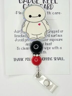 Hand Crafted Big Hero Six Badge Reel